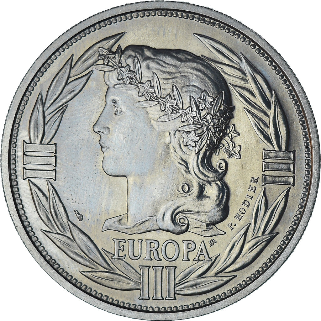 Francia, medaglia, Ecu Europa, Marianne, Society, 1992, SPL, Rame-nichel