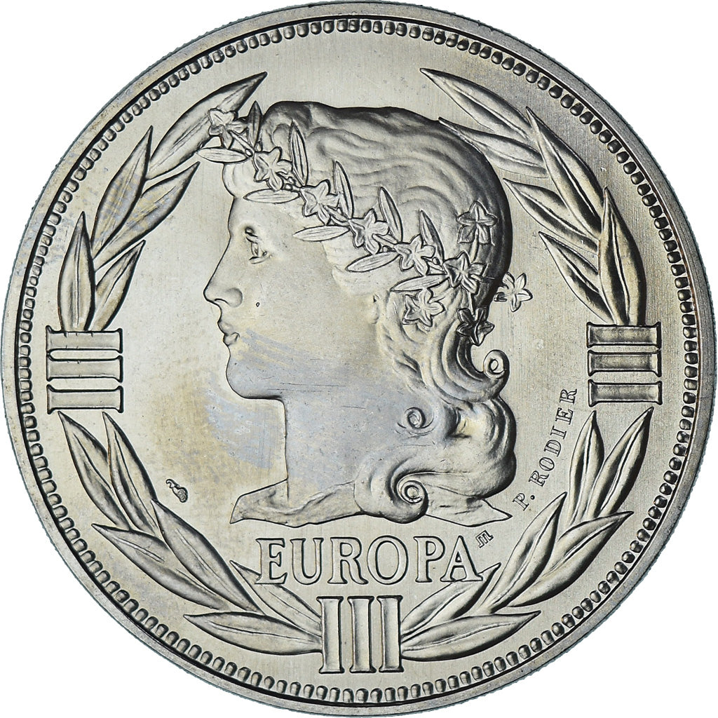 Frankrijk, Medaille, Ecu Europa, Marianne, Society, 1985, UNC-, Cupro-nikkel