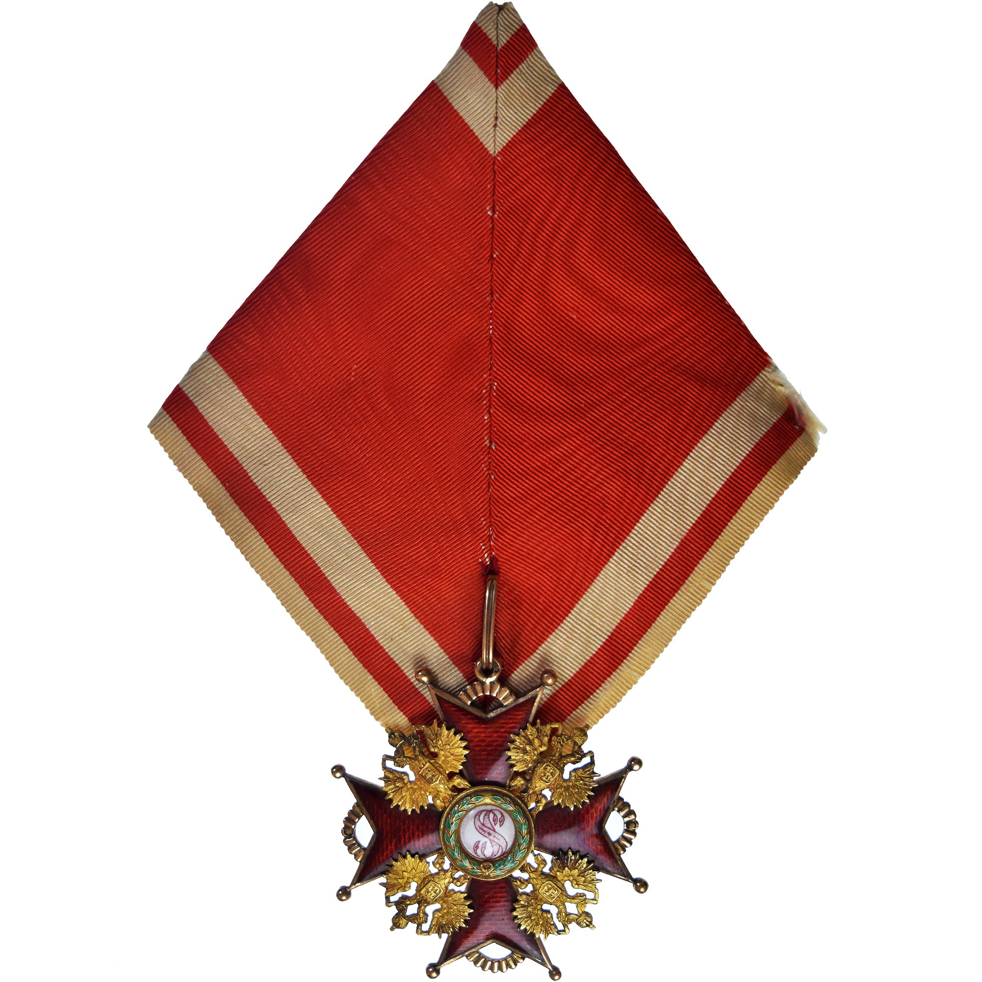 Russie, Ordre de Saint Stanislas, Nicolas II, Médaille, 1880-1900, 1ere Classe