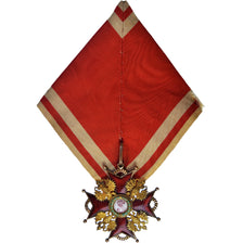 Russie, Ordre de Saint Stanislas, Nicolas II, Médaille, 1880-1900, 1ere Classe