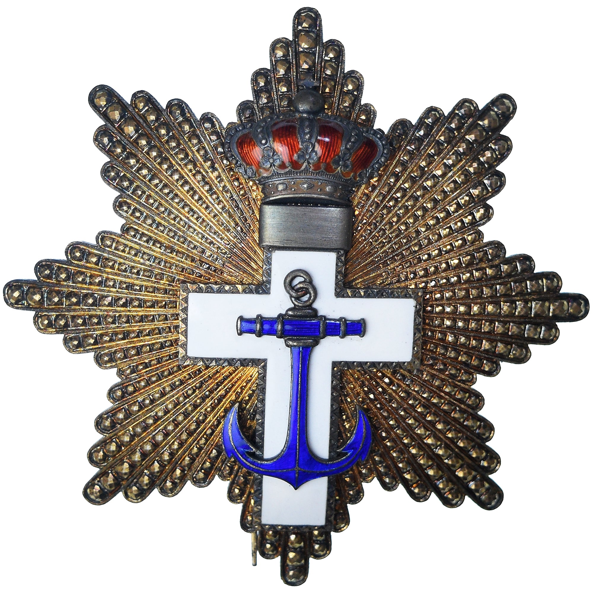 Spain, Ordre Du Mérite Naval, Grande Croix De La Division Blanche, Medal