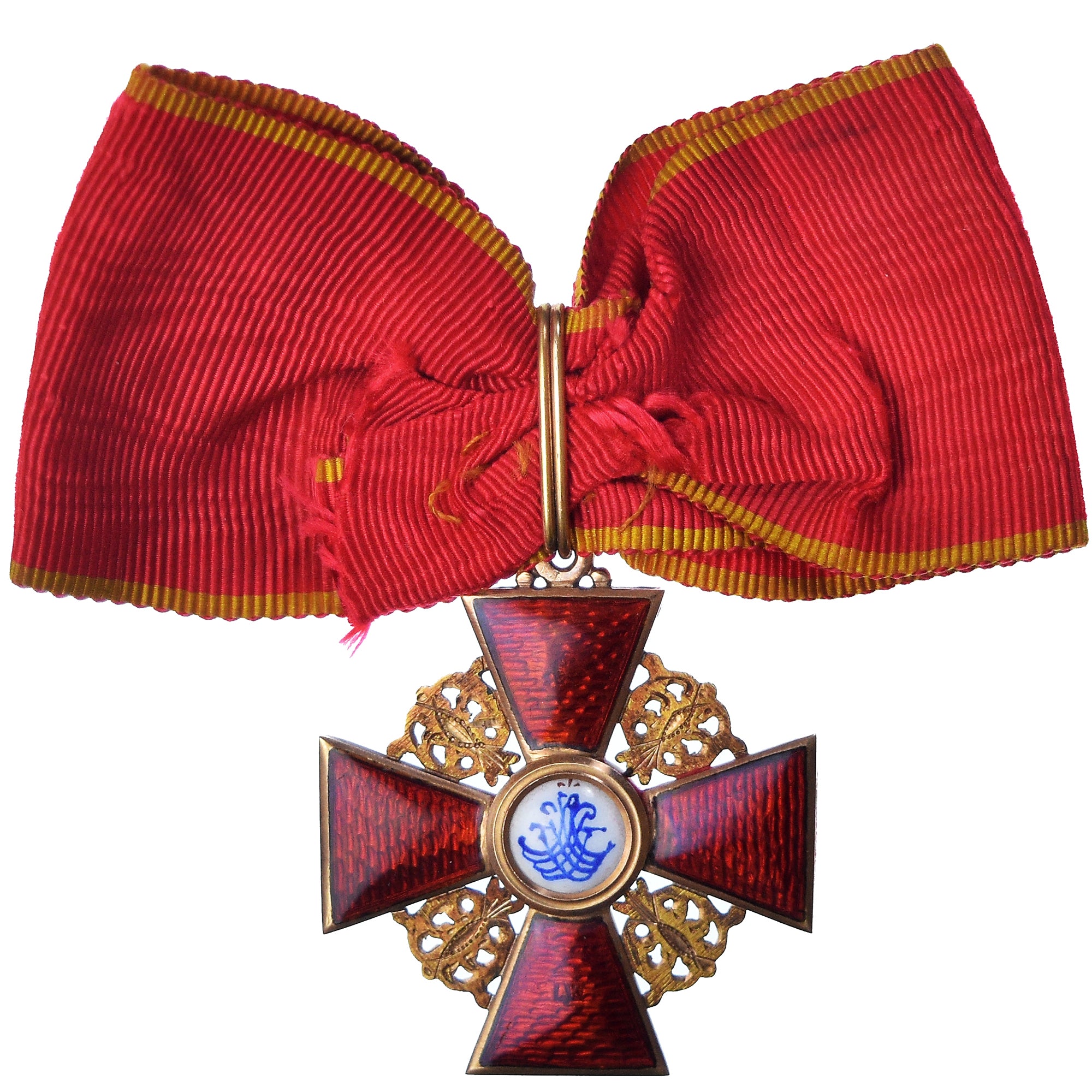 Russie, Ordre de Saint-Anne, Croix de 2ème Classe, Médaille, Officier