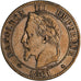 Moneda, Francia, Napoleon III, Napoléon III, 2 Centimes, 1861, Paris, MBC+