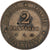Moeda, França, Cérès, 2 Centimes, 1879, Paris, EF(40-45), Bronze, KM:827.1