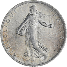 Coin, France, Semeuse, 2 Francs, 1916, Paris, AU(55-58), Silver, KM:845.1