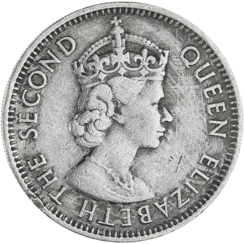 Münze, Mauritius, Elizabeth II, 1/2 Rupee, 1978, SS+, Kupfer-Nickel, KM:37.1