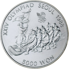 Monnaie, Corée du Sud, 5000 Won, 1986, SPL, Argent, KM:55