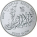 Moneda, COREA DEL SUR, 5000 Won, 1986, SC, Plata, KM:55