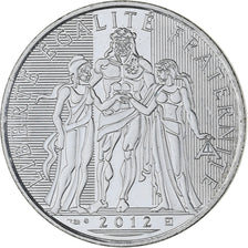 France, 10 Euro, Hercule, 2012, Paris, MS(60-62), Silver, KM:2073