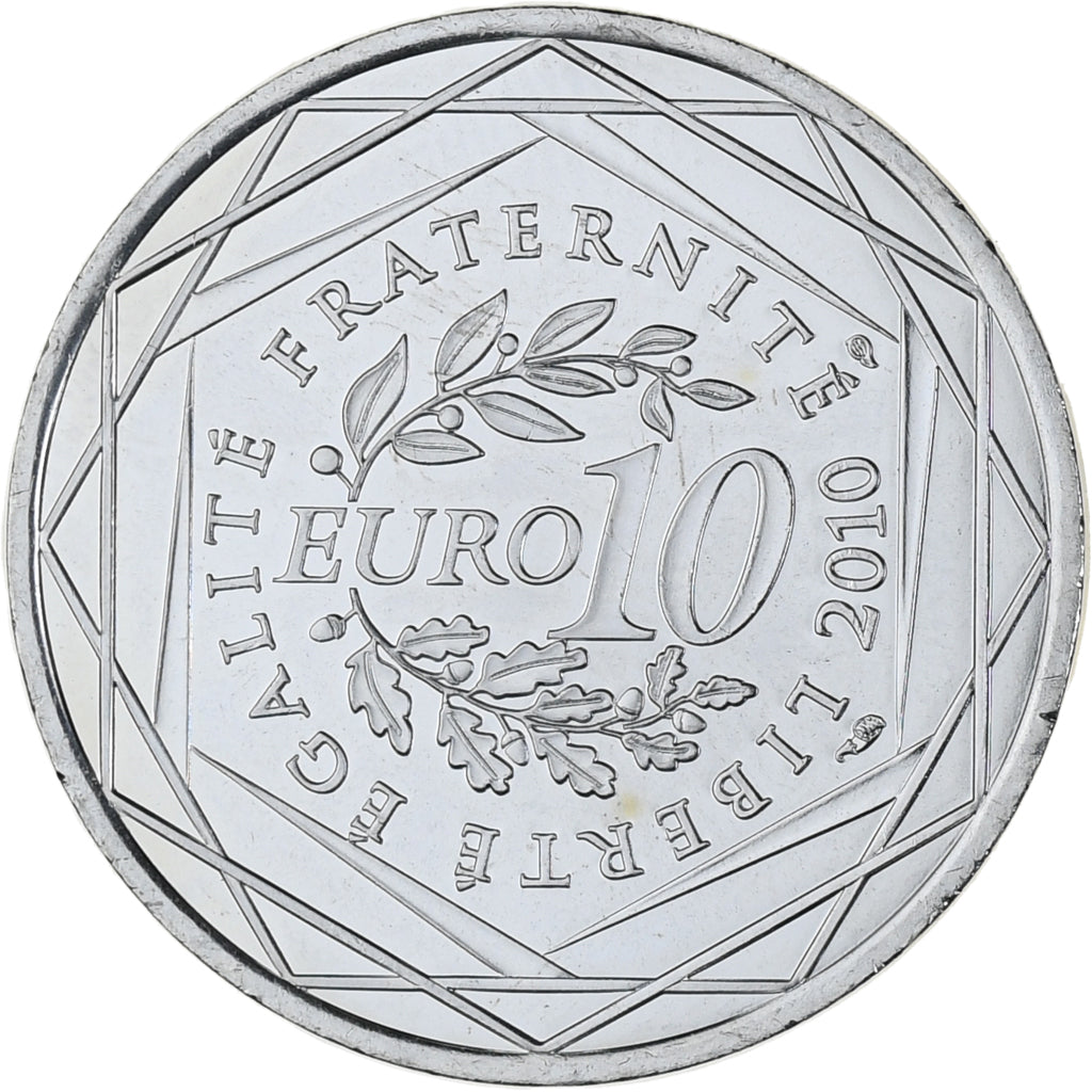 France, 10 Euro, Euros des régions, 2010, Paris, Franche-Comté, MS(64)