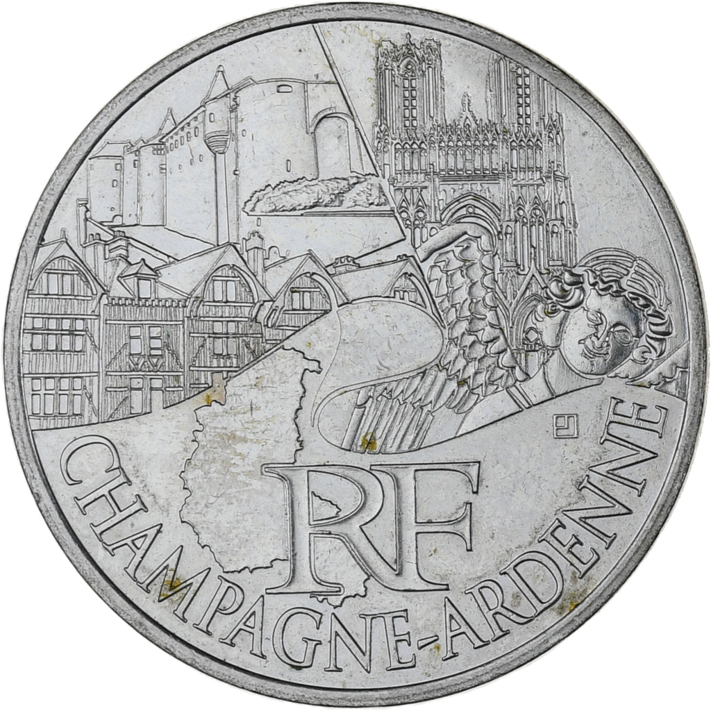 France, 10 Euro, Euros des régions, 2011, Paris, Champagne-Ardenne, MS(63)