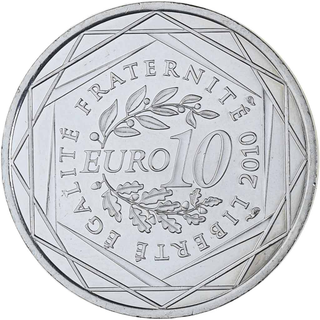 França, 10 Euro, Euros des régions, 2010, Paris, Provence Alpes Côte d'Azur