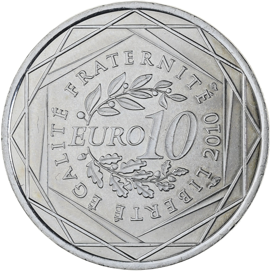 France, 10 Euro, Euros des régions, 2010, Paris, Limousin, SPL, Argent, KM:1660