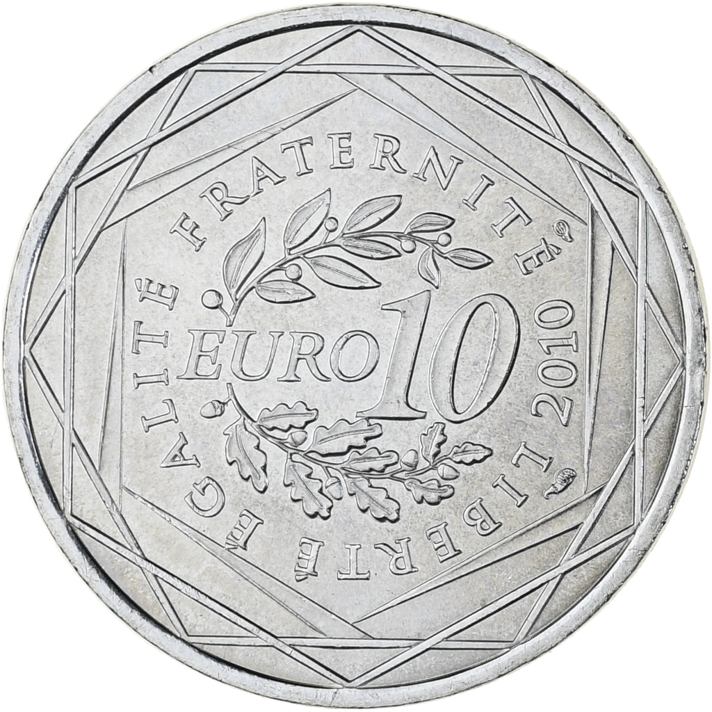 França, 10 Euro, Euros des régions, 2010, Paris, Nord-Pas De Calais