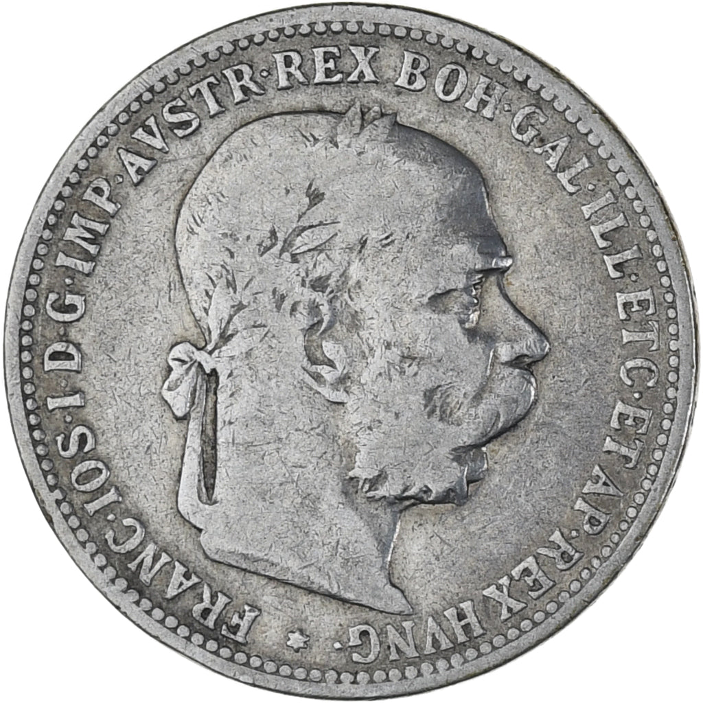 Coin, Austria, Franz Joseph I, Corona, 1894, EF(40-45), Silver, KM:2804