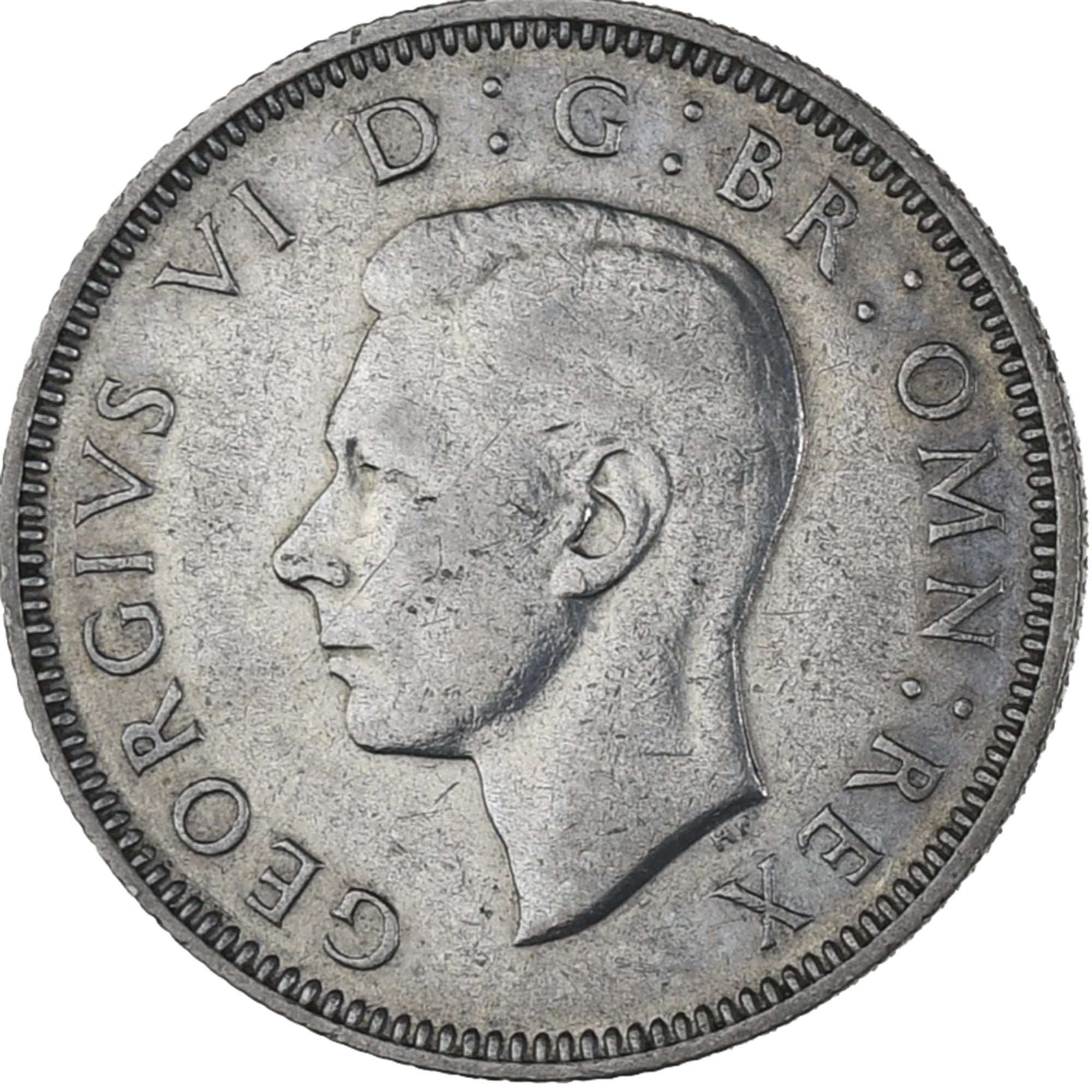 Great Britain, George VI, Shilling, 1942, EF(40-45), Silver, KM:853