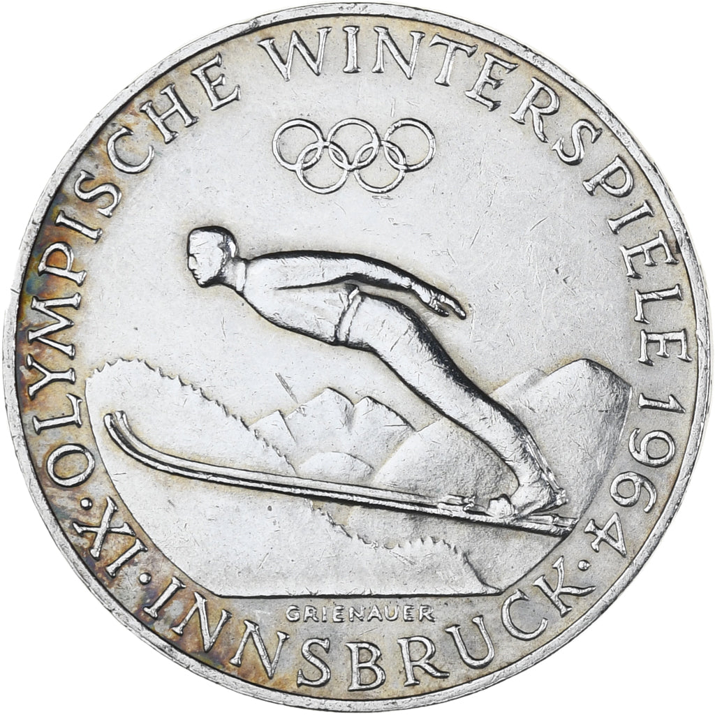 Coin, Austria, 50 Schilling, 1964, MS(60-62), Silver, KM:2896
