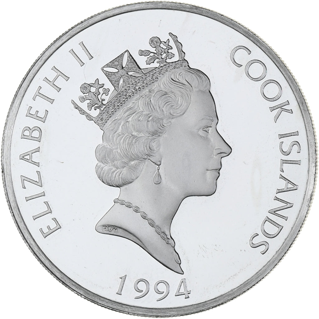 Coin, Cook Islands, Elizabeth II, 10 Dollars, 1994, Franklin Mint, USA, MS(63)