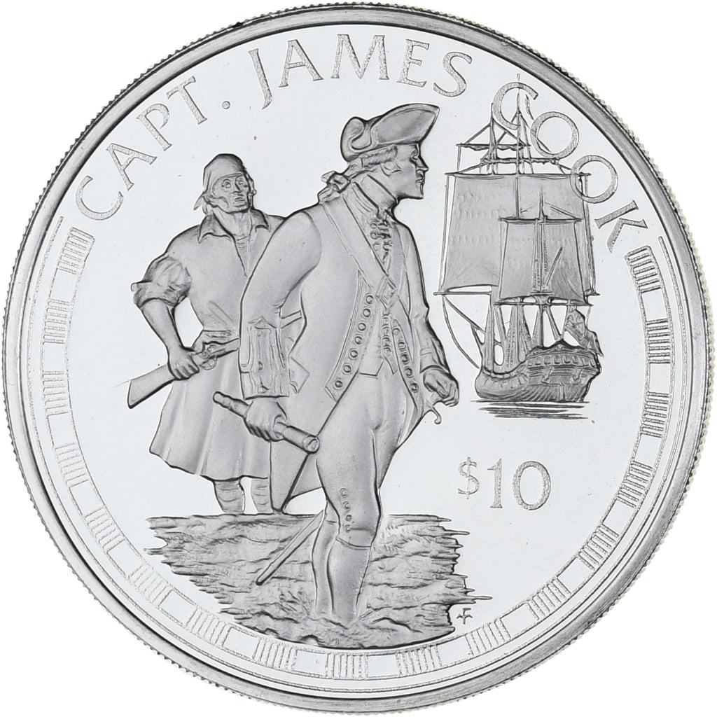 Coin, Cook Islands, Elizabeth II, 10 Dollars, 1994, Franklin Mint, USA, MS(63)