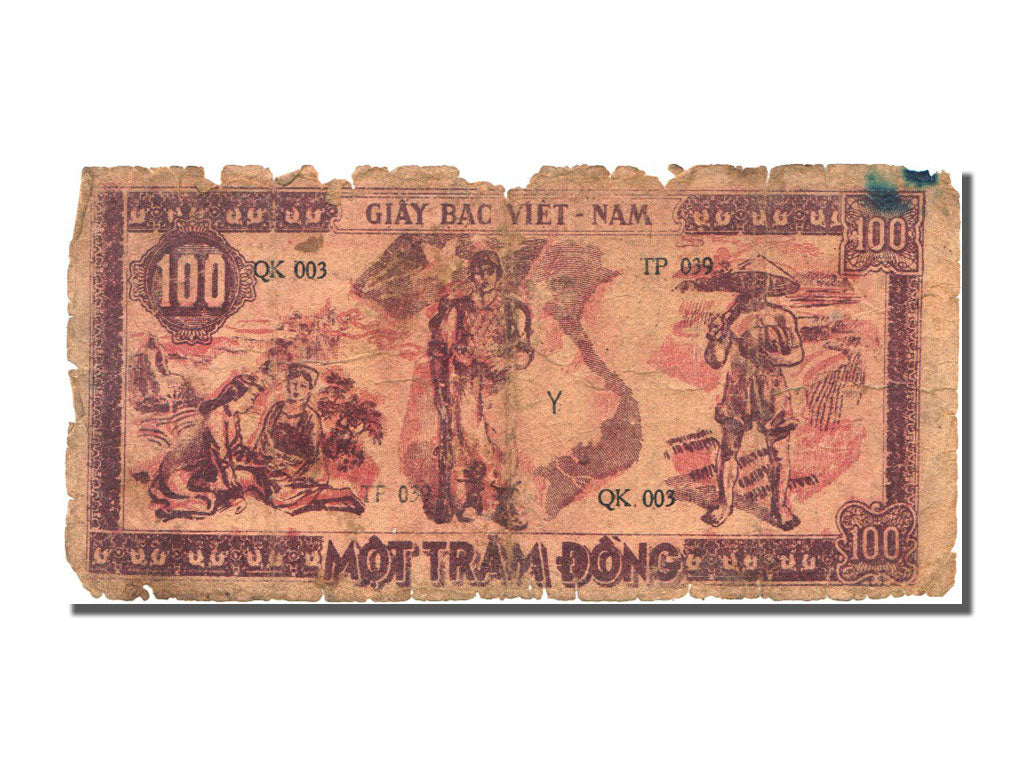 Banconote, Vietnam, 100 Dông, 1948, MB