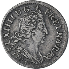 Münze, Frankreich, Louis XIV, 5 Sols aux insignes, 5 Sols, 1/16 ECU, 1704