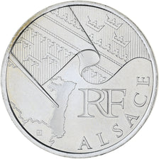 France, 10 Euro, Euros des régions, 2010, Paris, Alsace, MS(63), Silver