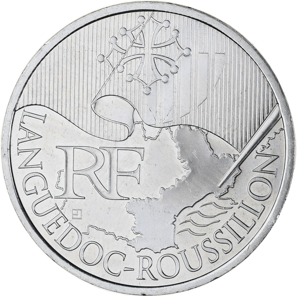 França, 10 Euro, Euros des régions, 2010, Paris, Languedoc roussillon, MS(63)