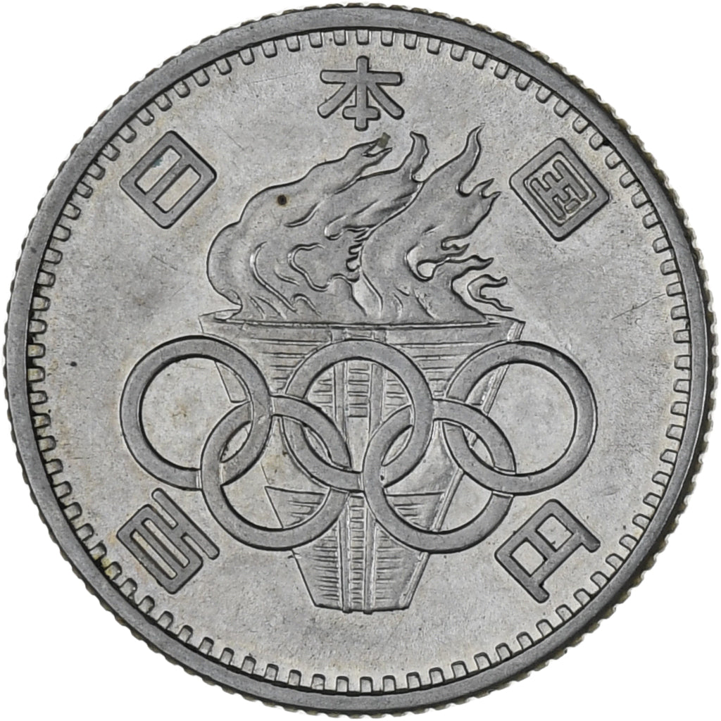 Coin, Japan, Hirohito, 100 Yen, 1964, MS(63), Silver, KM:78