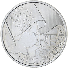 Francia, 10 Euro, Euros des régions, 2010, Paris, Midi-Pyrénées, SPL