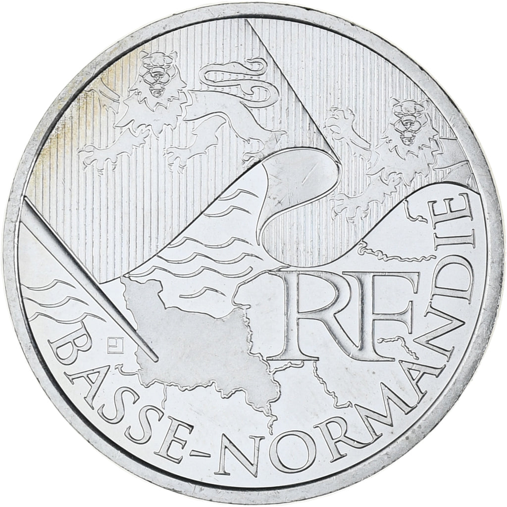 France, 10 Euro, Euros des régions, 2010, Paris, Basse-Normandie, MS(63)