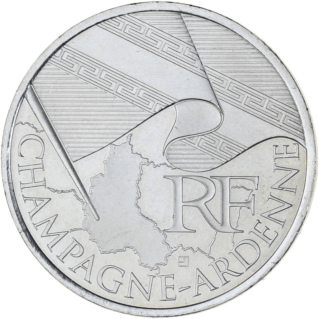 França, 10 Euro, Euros des régions, 2010, Paris, Champagne-Ardenne, MS(63)