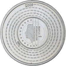 Pays-Bas, Beatrix, 5 Euro, 2006, Belastingsdienst Anniversary, SUP+, Argent