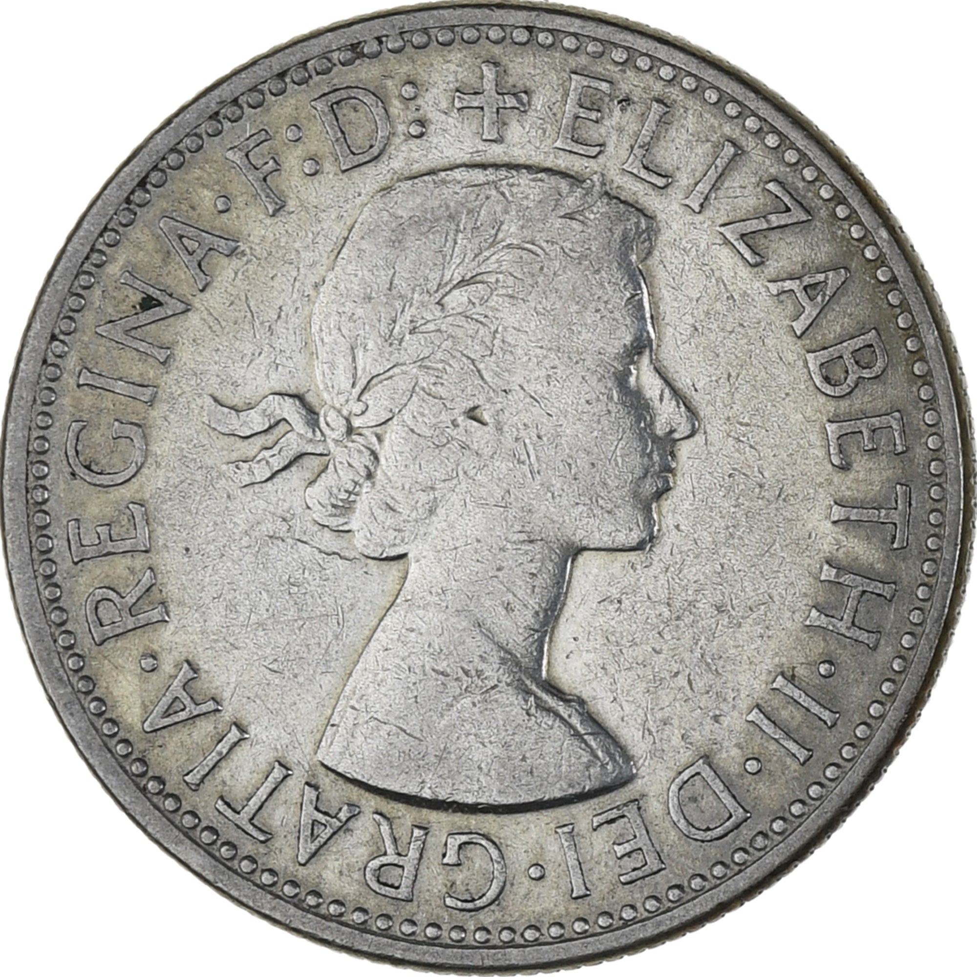 Australie, Elizabeth II, Florin, 1954, Melbourne, TTB, Argent, KM:55