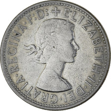 Australie, Elizabeth II, Florin, 1954, Melbourne, TTB, Argent, KM:55