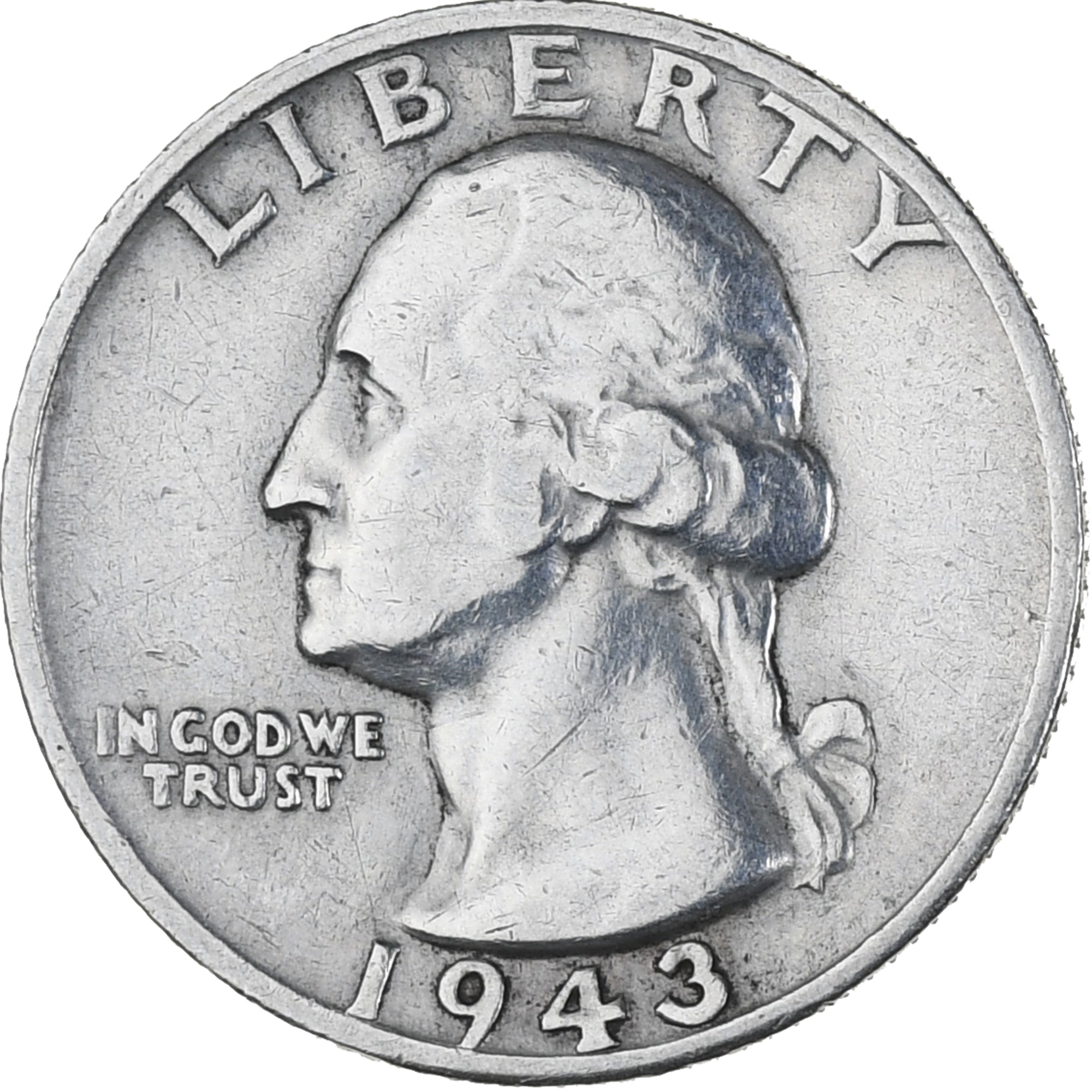 Estados Unidos da América, Washington Quarter, Quarter, 1943, San Francisco