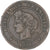 Francia, Cérès, 5 Centimes, 1894, Paris, BC+, Bronce, KM:821.1, Gadoury:157a