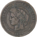 Münze, Frankreich, Cérès, 10 Centimes, 1896, Paris, SS, Bronze, KM:815.1