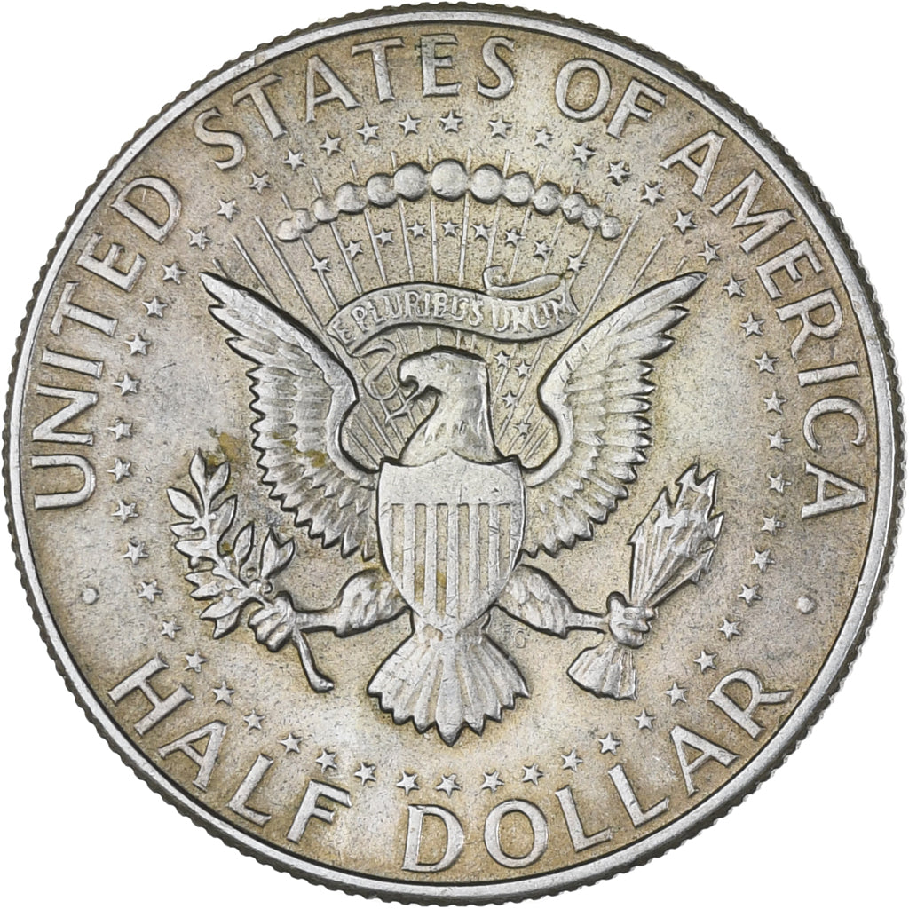 Coin, United States, Kennedy Half Dollar, Half Dollar, 1968, U.S. Mint, Denver