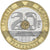 Coin, France, Mont Saint Michel, 20 Francs, 1992, MS(63), Tri-Metallic