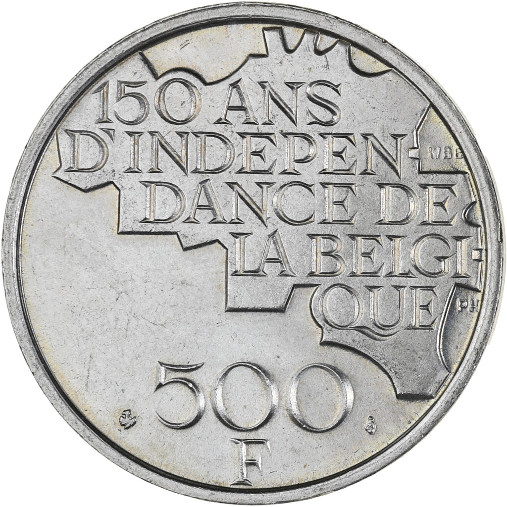 Moneta, Belgio, 500 Francs, 500 Frank, 1980, Brussels, SPL-, Rame-nichel