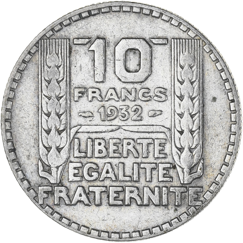 Moneda, Francia, Turin, 10 Francs, 1932, Paris, EBC, Plata, KM:878