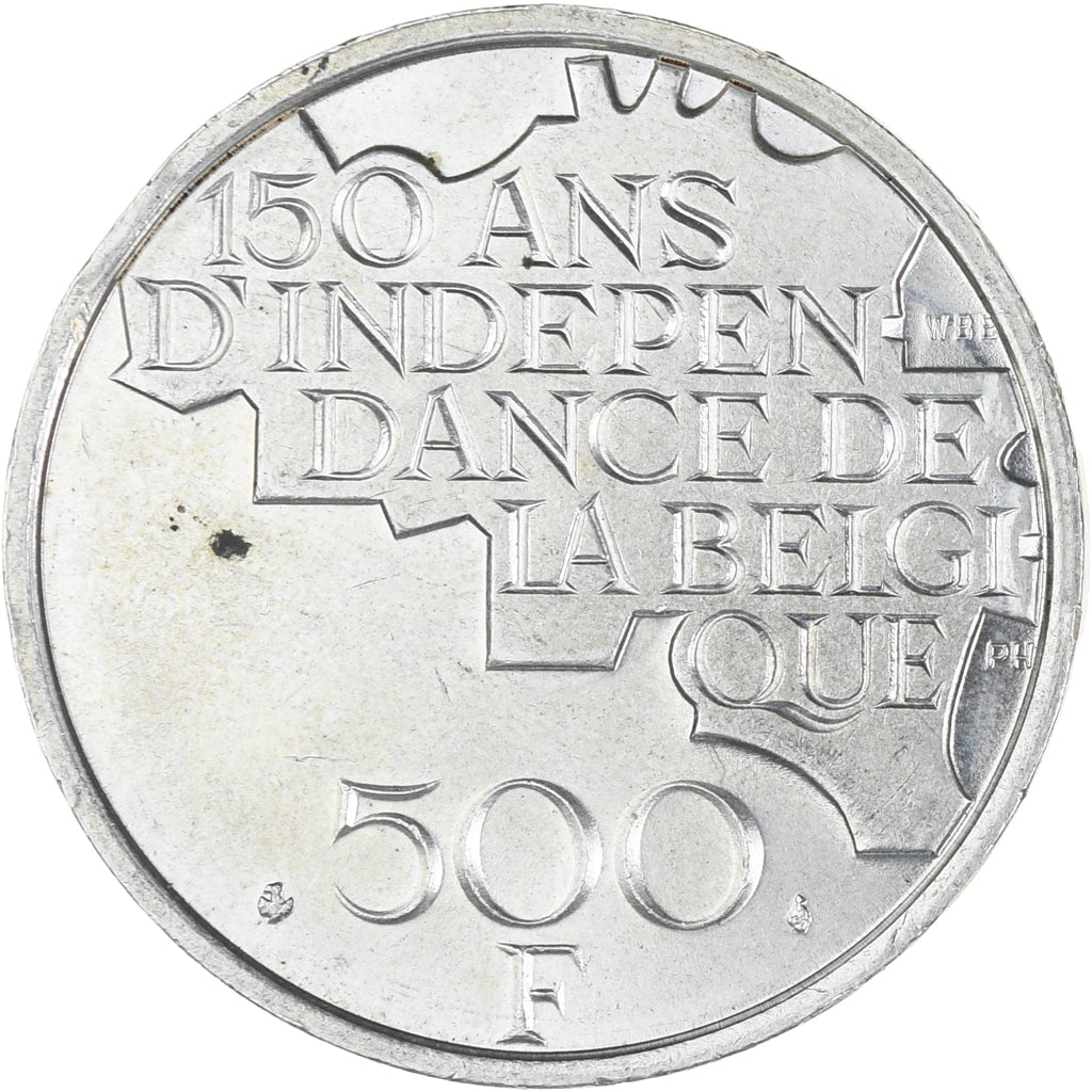 Munten, België, 500 Francs, 500 Frank, 1980, Brussels, ZF+, Silver Clad