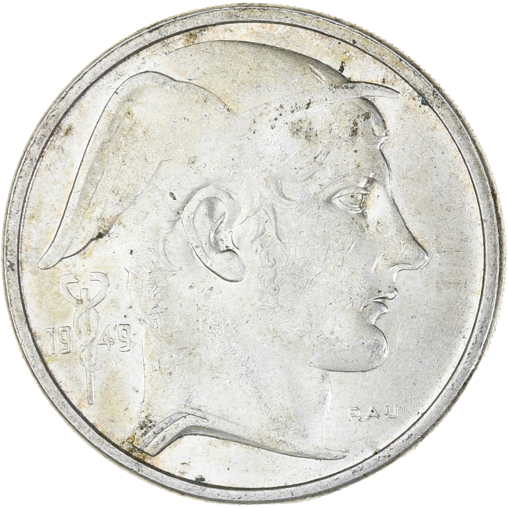 Coin, Belgium, 50 Francs, 50 Frank, 1949, EF(40-45), Silver, KM:136.1