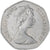 Moeda, Grã-Bretanha, Elizabeth II, 50 Pence, 1982, EF(40-45), Cobre-níquel