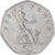 Moneta, Wielka Brytania, Elizabeth II, 50 Pence, 1982, EF(40-45), Miedź-Nikiel