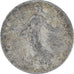 Munten, Frankrijk, Semeuse, 50 Centimes, 1916, Paris, ZF, Zilver, KM:854