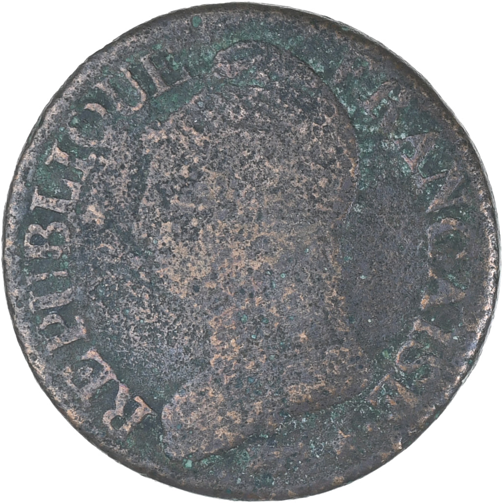 Coin, France, 5 Centimes, Strasbourg, VF(20-25), Copper