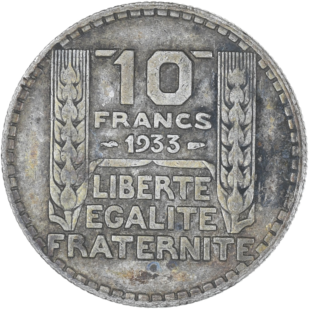 Coin, France, Turin, 10 Francs, 1933, Paris, EF(40-45), Silver, KM:878