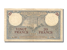 Morocco, 20 Francs, 1941, KM #18b, 1941-11-14, EF(40-45), A