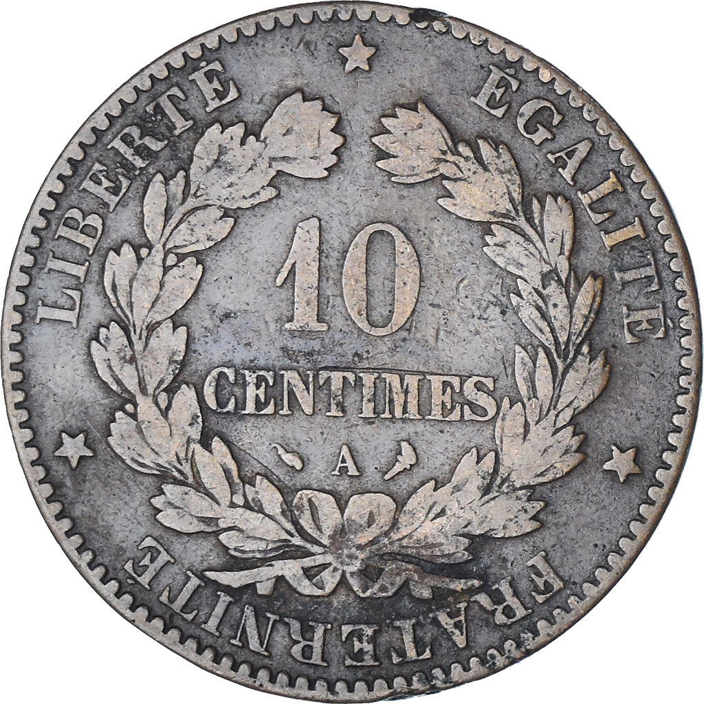 Monnaie, France, Cérès, 10 Centimes, 1897, Paris, TTB, Bronze, KM:815.1